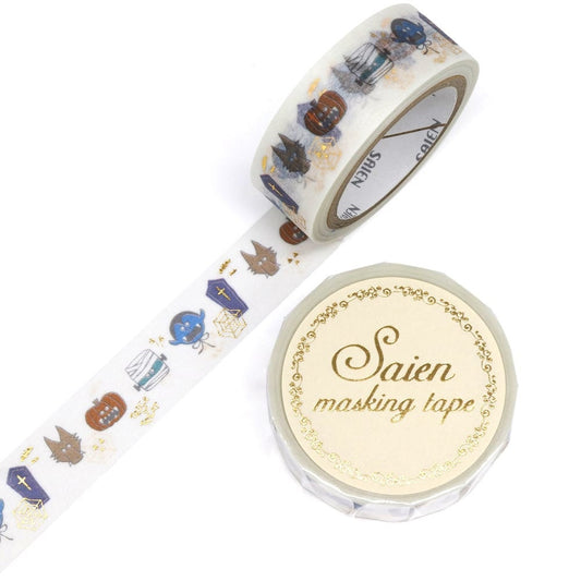 Saien Foil Series Gold Foil Washi Tape  - Monster