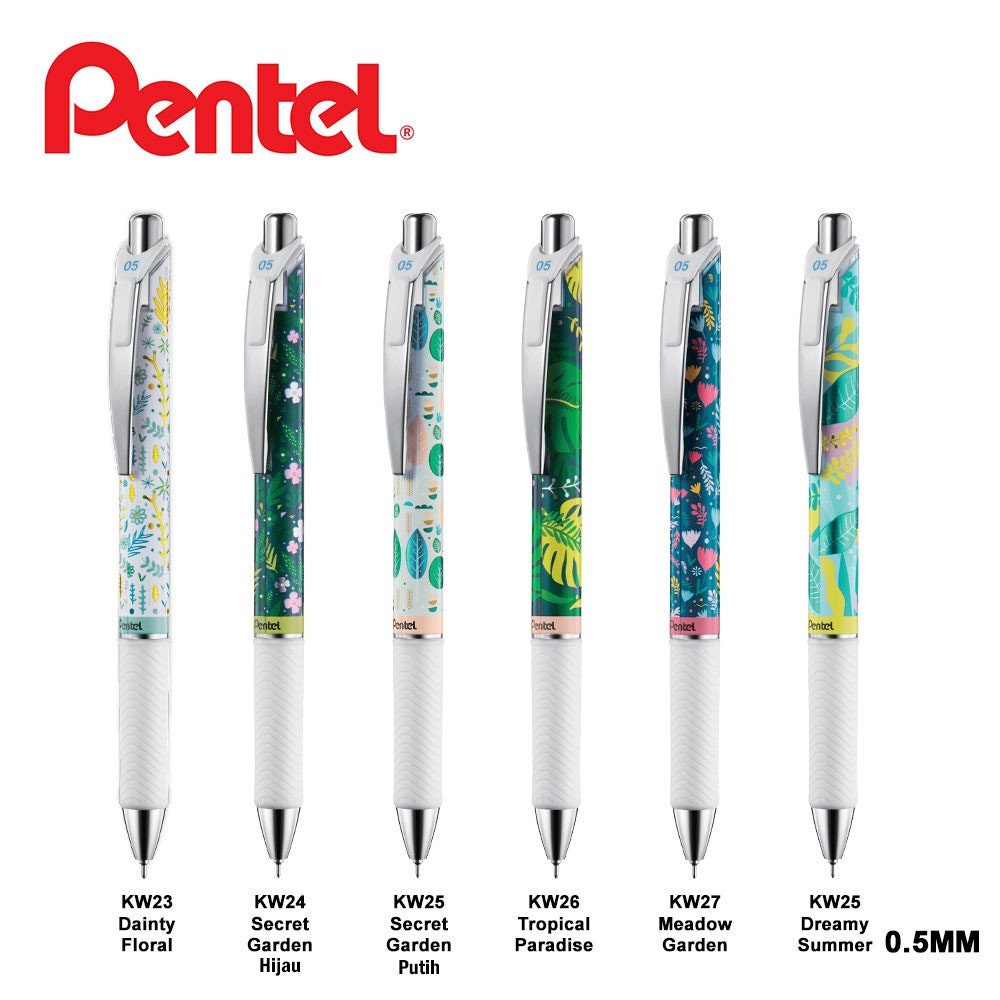 EnerGel Kawaii + Floral Series 0.5 Gel Pen