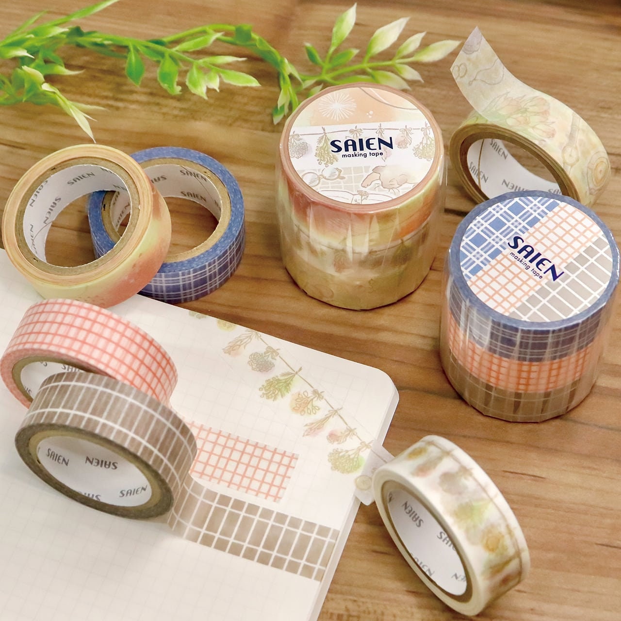 Saien Gift Series Washi Tape Set - Break time (3 tape Set)