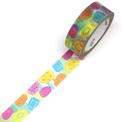 Saien Foil Series Gold Foil Washi Tape  - Candy