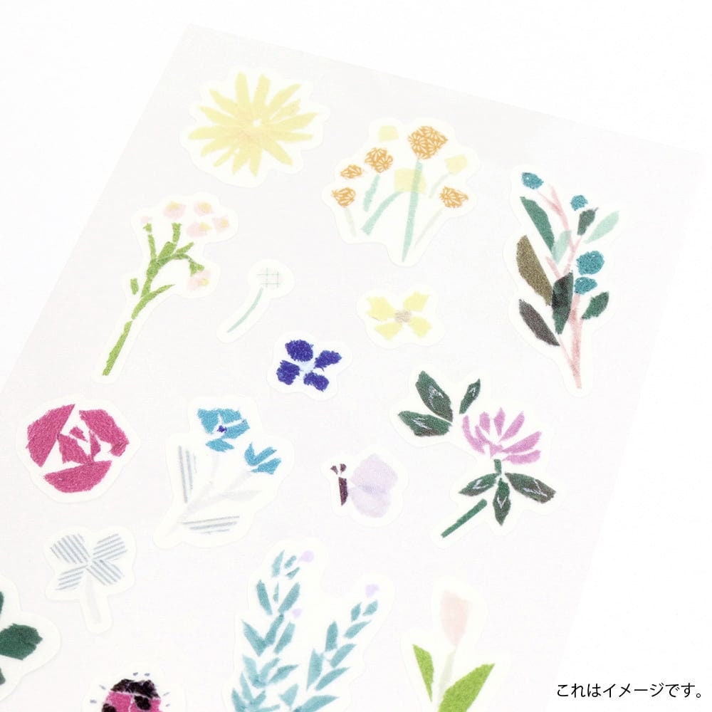 Saien Chigiri e Style Sticker Series designed by Miki Tamura  - Wild Flower