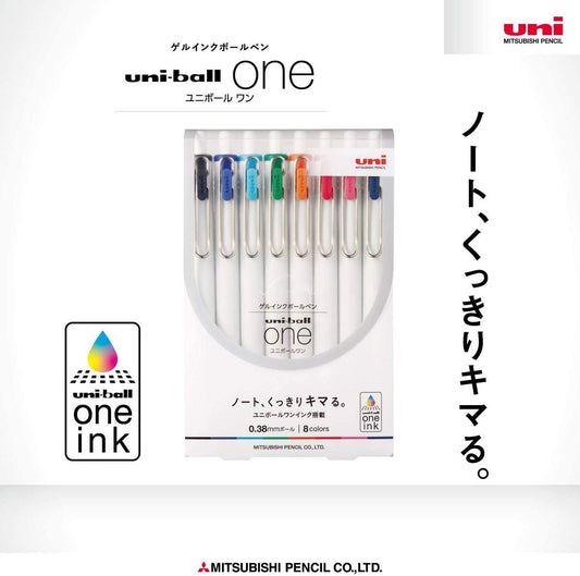 Uni-ball One 0.38mm Gel Pen Set