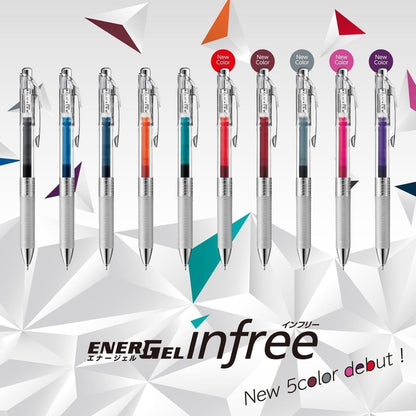 EnerGel Infree 0.5mm Gel Pen (10 Color)