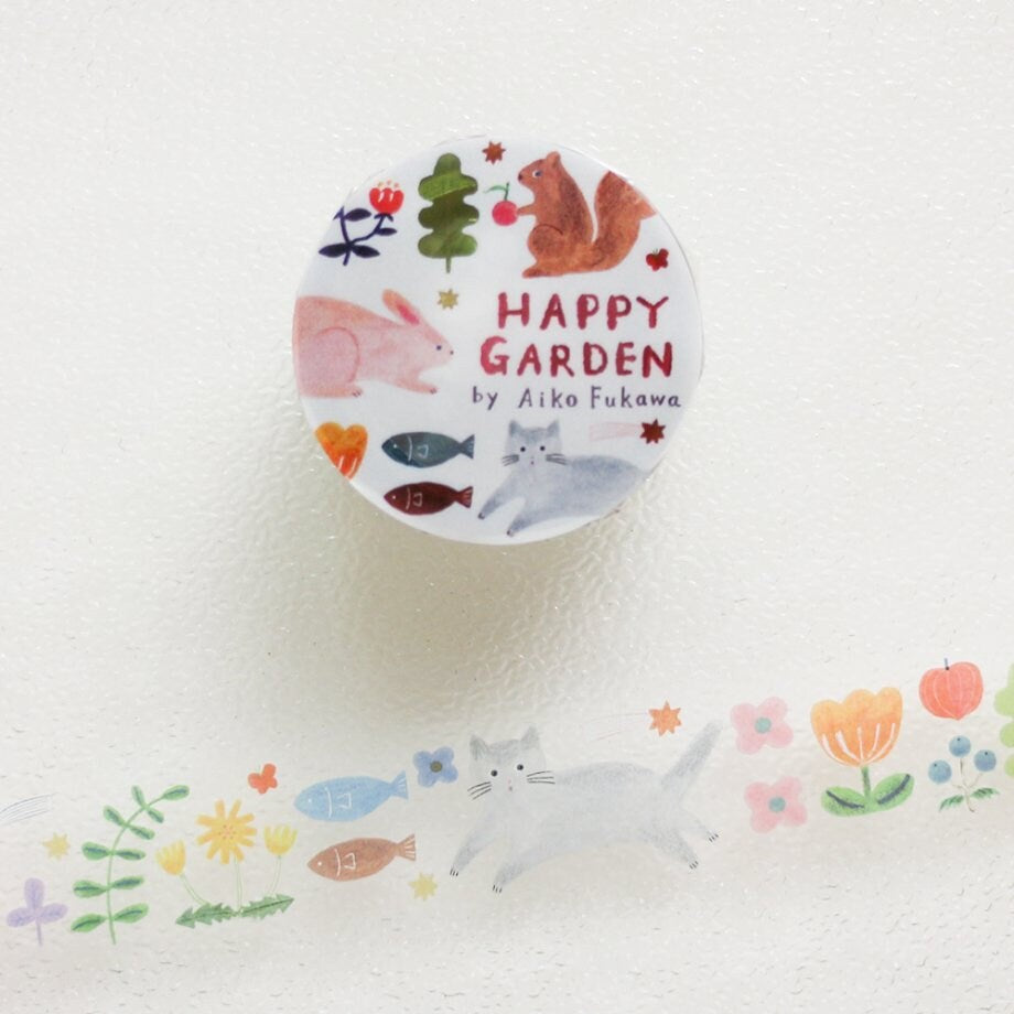 Clear Tape Series design by Aiko Fukawa - Happy Garden