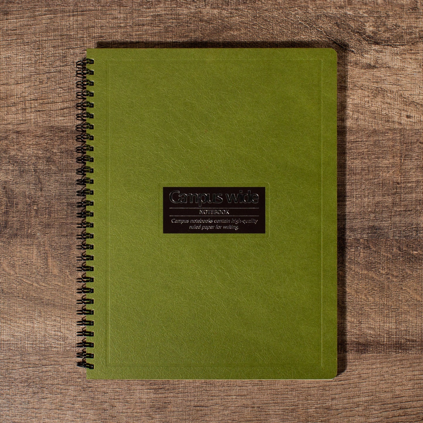 Campus B5 Twin-ring Wide Notebook - Green