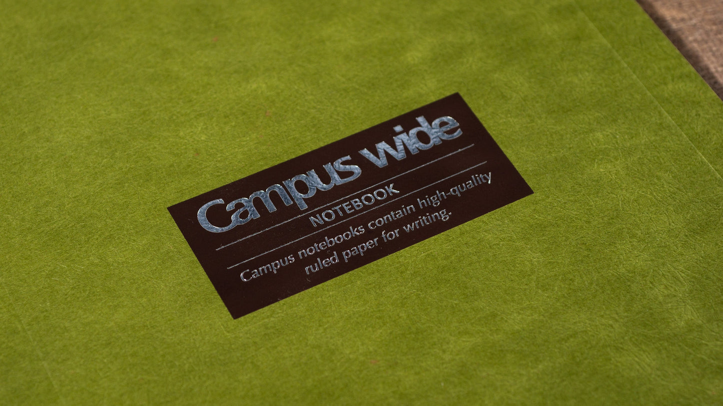 Campus B5 Twin-ring Wide Notebook - Green