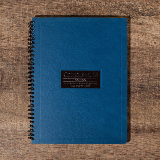 Campus B5 Twin-ring Wide Notebook - Blue