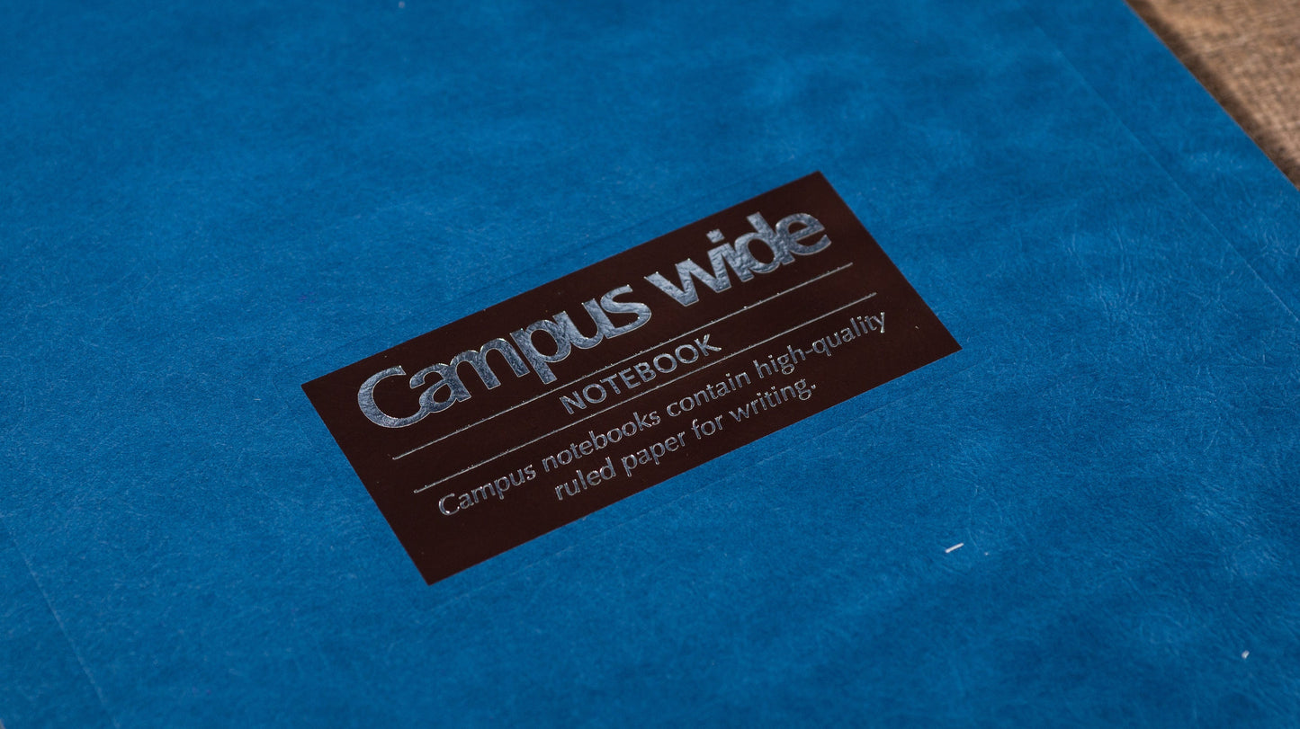 Campus B5 Twin-ring Wide Notebook - Blue