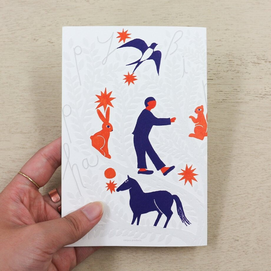 Artist Foil Embossed Card Series designed by Nishi Shuku - Tree