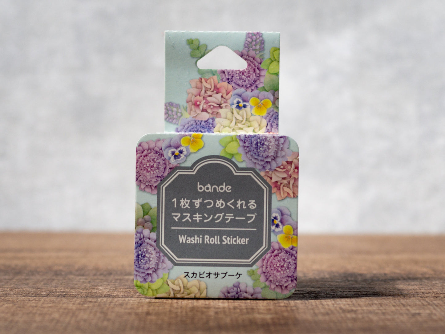 Washi Sticker Roll Series - Scabiosa Bouquet