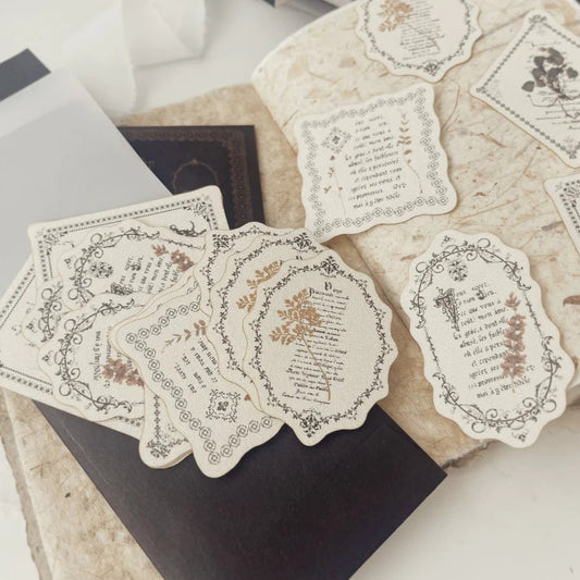 Journal Pages Cadre D'haerbier Specimen Frame Sticker