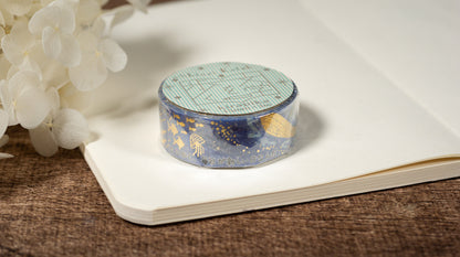 Literature Walk Series Gold Foil Washi Tape - Ernest Miller Hemingway The Old Man and the Sea