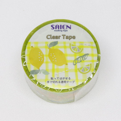 Saien Silver Foil Clear Tape Series - Lemon