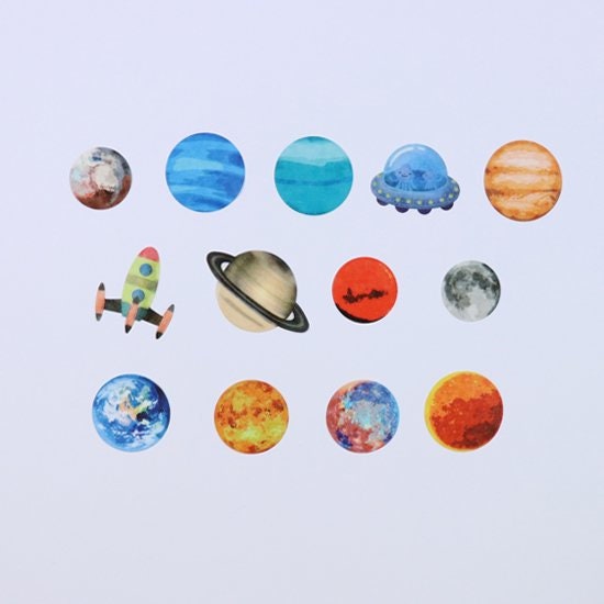 Washi Sticker Roll Series - Planet