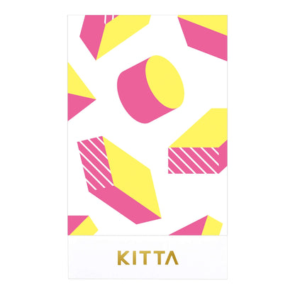 Hitotoki KITTA Special Series Fluorescent Portable Sticker- Graphic