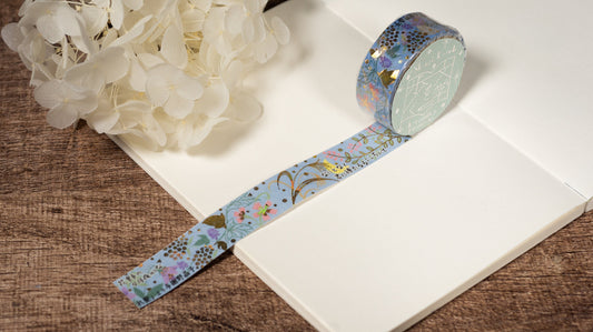 Literature Walk Series Gold Foil Washi Tape - Yosano Akiko Tangled Hair