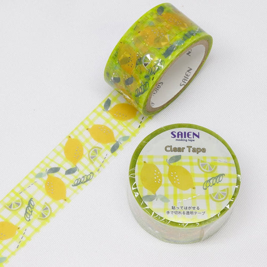 Saien Silver Foil Clear Tape Series - Lemon