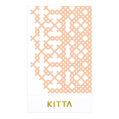 Hitotoki KITTA Clear Series PET Die Cut Portable Sticker - Lace