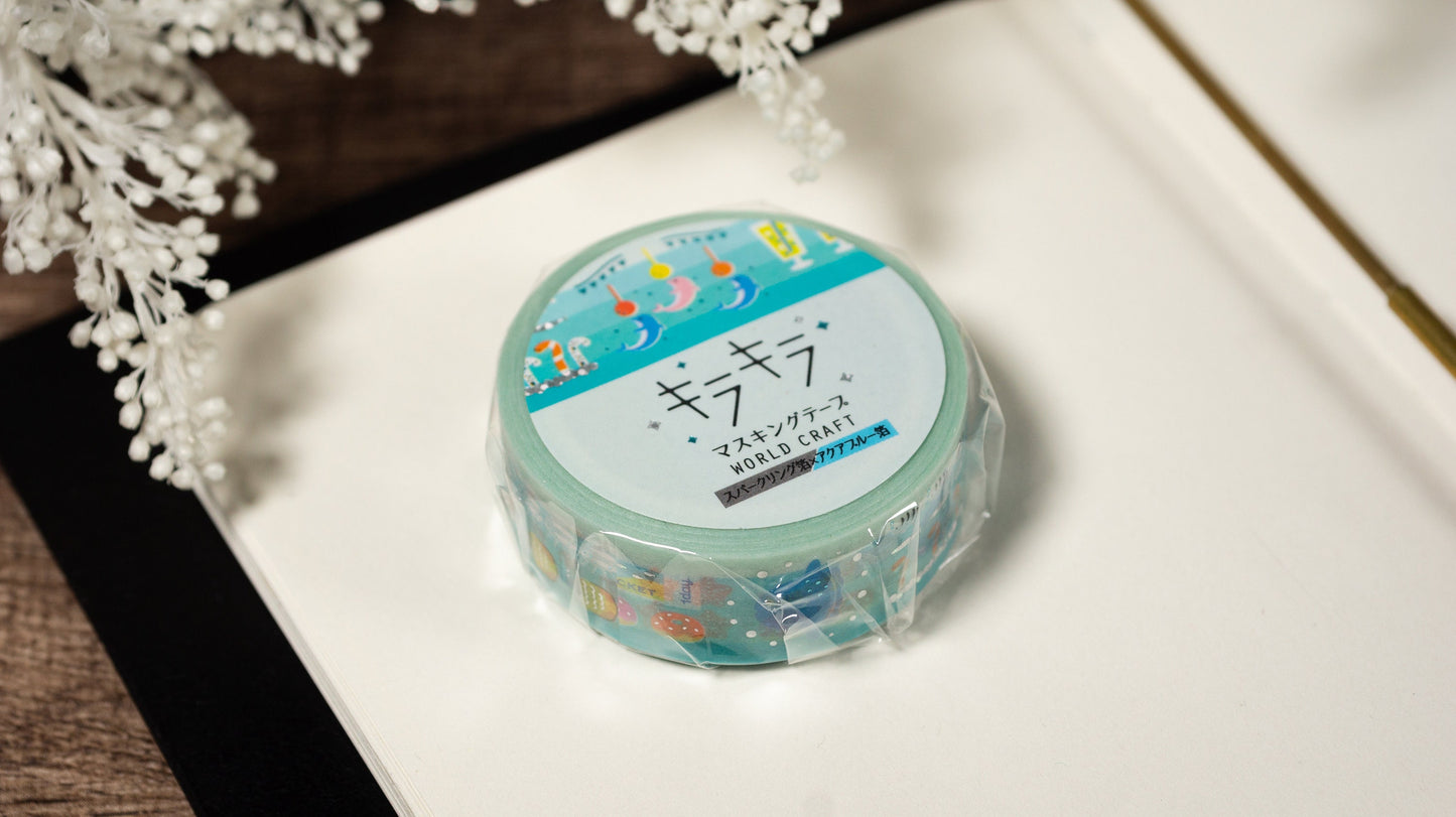 KiraKira Foiled Collection Series Vol.7 Foil Washi Tape  - Marine Paradise