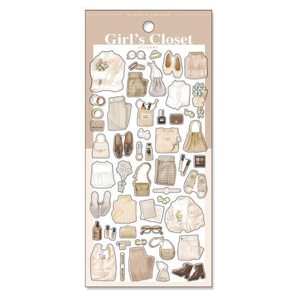 Girl's Closet Sticker Series - Ivory