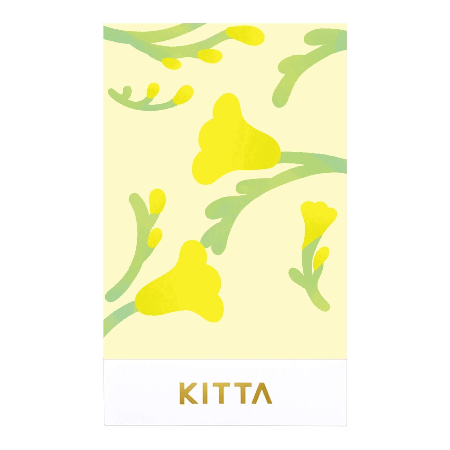 Hitotoki KITTA Clear Series PET Die Cut Portable Sticker - Flower