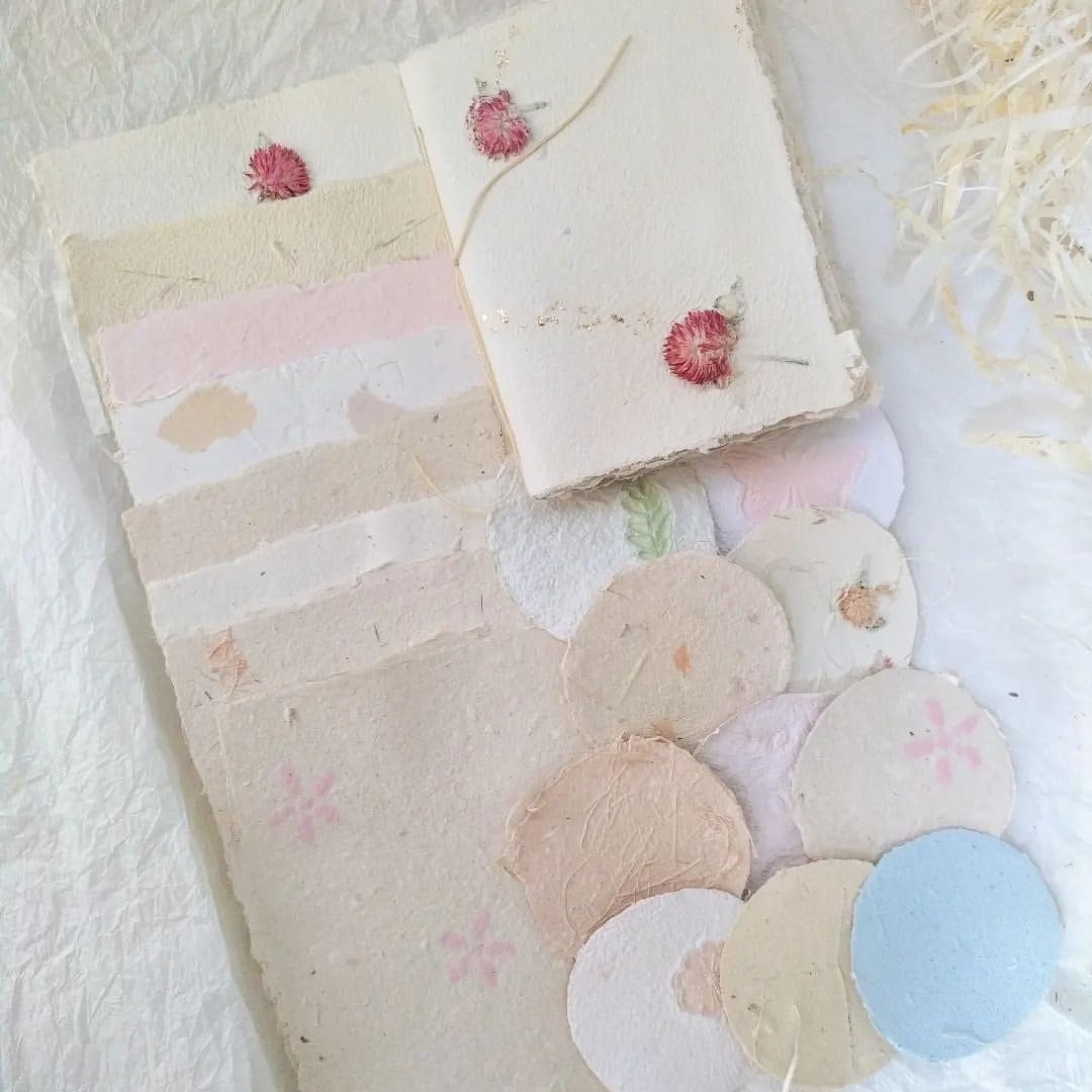 Sparkling Spring Edition Handmade Journal Paper Set