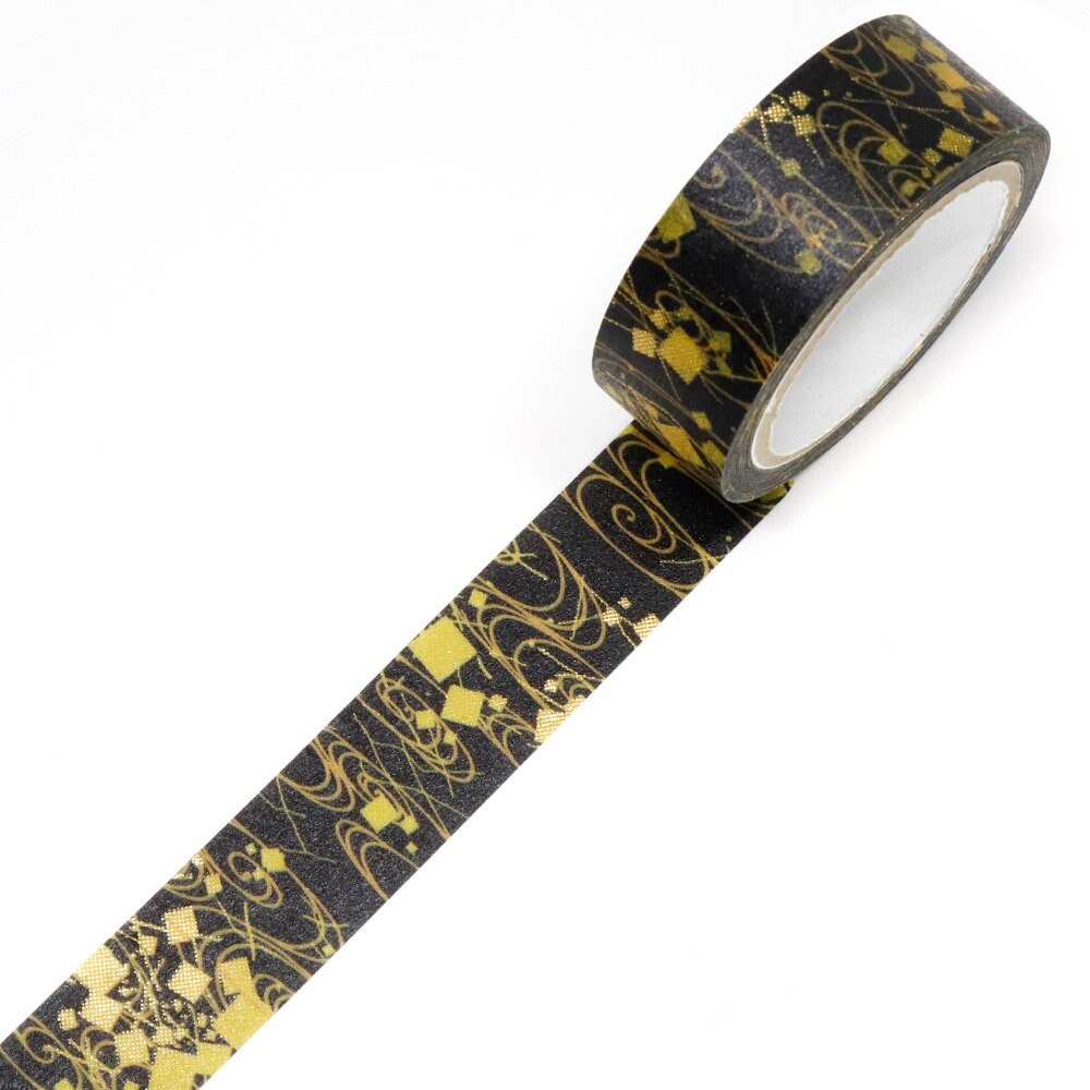 Kimono Zen Series Gold Foil Washi Tape - Golden Pieces