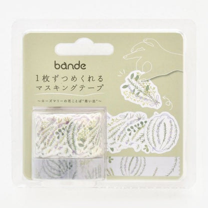 Washi Sticker Roll Series - Flower Meanings of RoseMary "Memory"