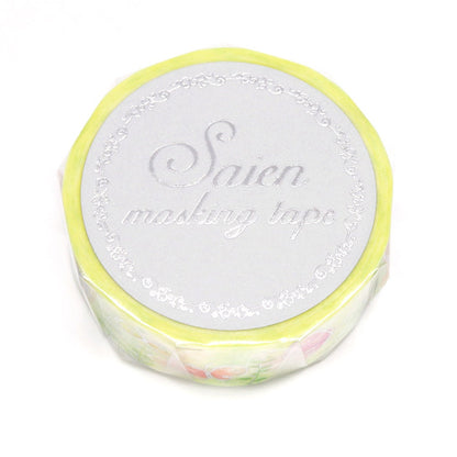 Saien Foil Series Silver Foil Washi Tape  - Butterfly