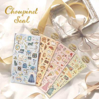 Choupinet Gold Foil Sticker Series 2 - Classical Night