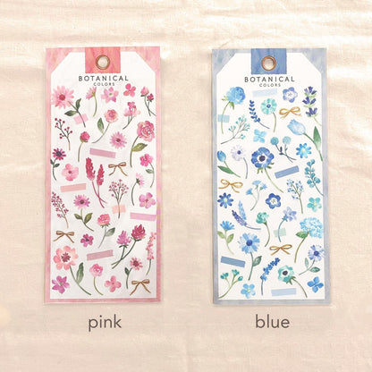 Botanical Colors Sticker Series - Pink