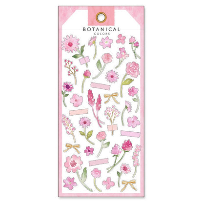 Botanical Colors Sticker Series - Pink