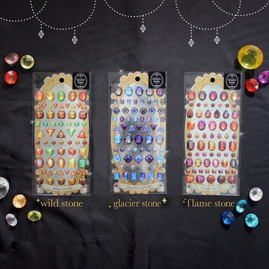 Gemiroir 3D Sticker Series - Flame Stone