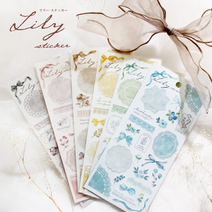 Lily Sticker Series- Natural Beige