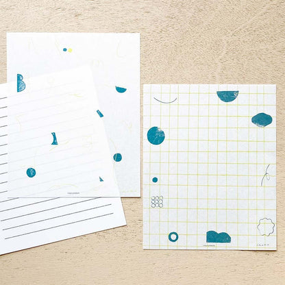 Letter Writing Set Series designed by Nishi Shuku - Air