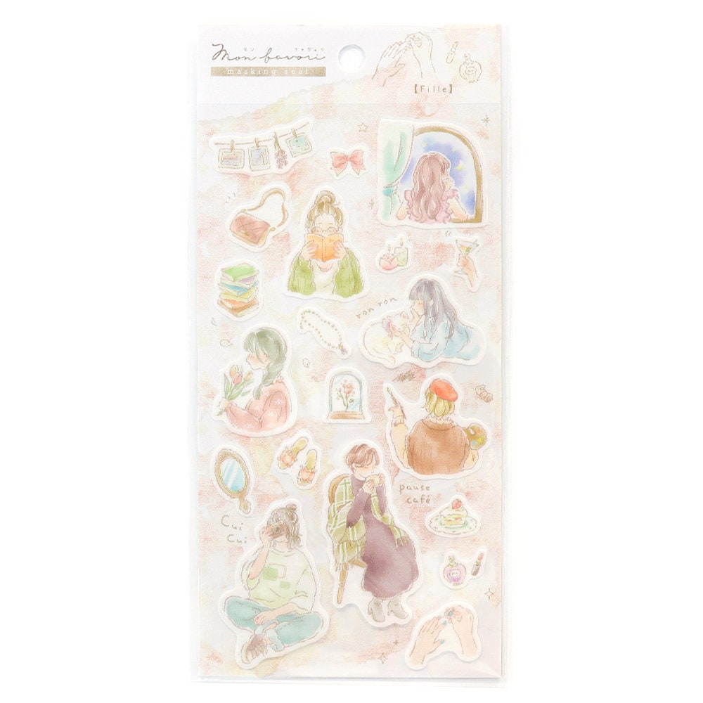 Saien Mon Favori Washi Sticker Series