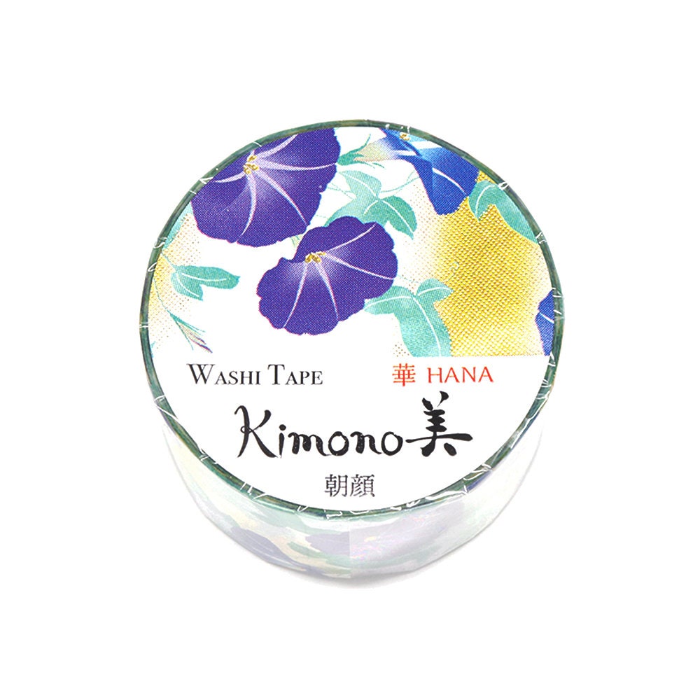 Kimono Hana Series Gold Foil Washi Tape - Early Moring