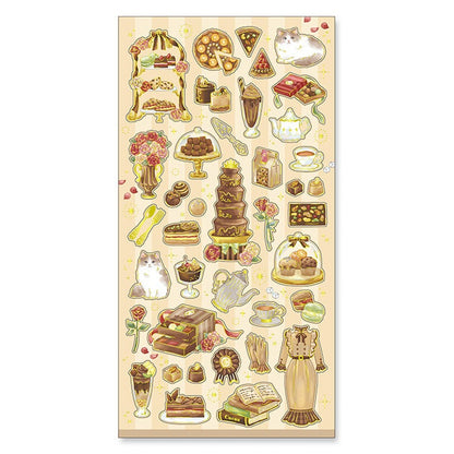 Choupinet Gold Foil Sticker Series 2 - Classical Chocolate