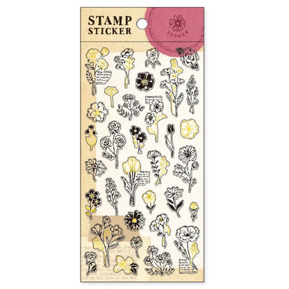 Stamp Gold Foil Sticker Series - Leaf