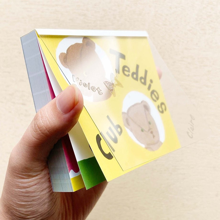 Memo Pad Series designed by Violet & Claire - Teddies Club