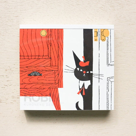 Memo Pad Series designed by Black Neko - Design Black Cat Robin B