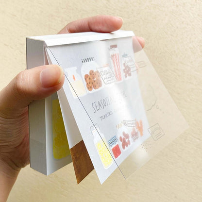 Memo Pad Series designed by Mariko Fukuoka Seasonal Jar (120 Sheets)