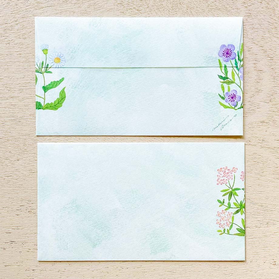 Letter Writing Set Series designed by Asano Midori - Fleur