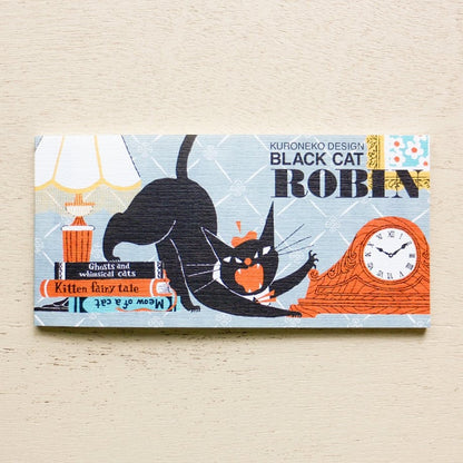 Mini Note Pad Series designed by Black Neko - Black Cat Robin A