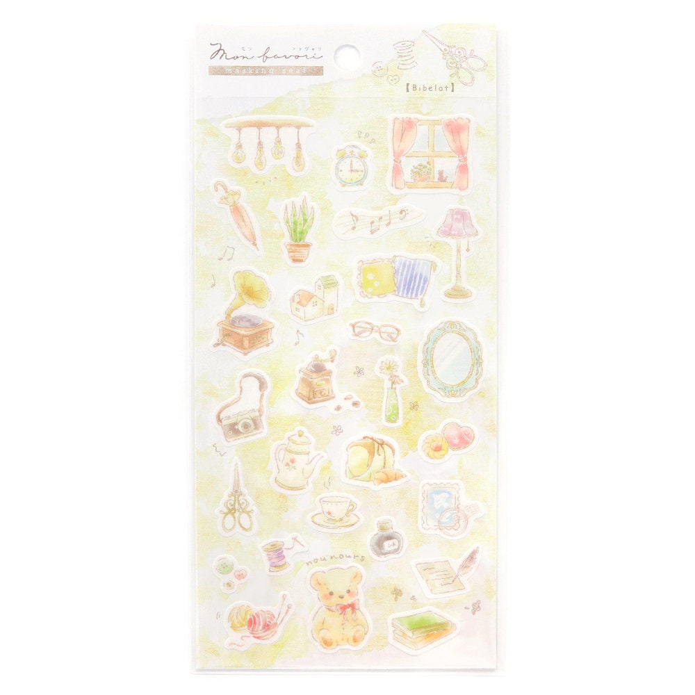 Saien Mon Favori Washi Sticker Series