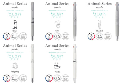 Blen x Green Flash 0.5mm BallPoint Pen / 3 Color Ballpoint Pen