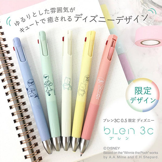 Blen x Disney Winnie-the-Pooh 3 color 0.5mm Ballpoint Pen