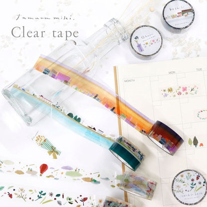 Saien Artist Clear Tape Series designed by Miki Tamura