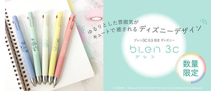 Blen x Disney Winnie-the-Pooh 3 color 0.5mm Ballpoint Pen