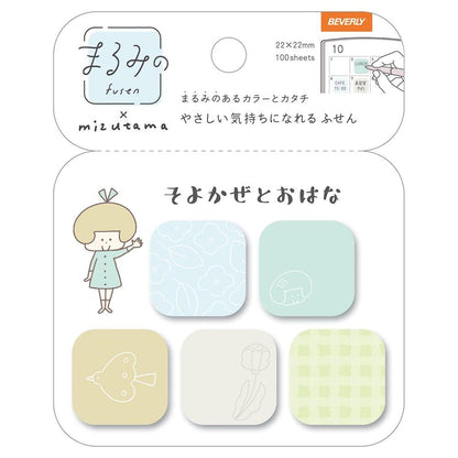 Mizutama Limited Sticky note Breeze and Flower Petit